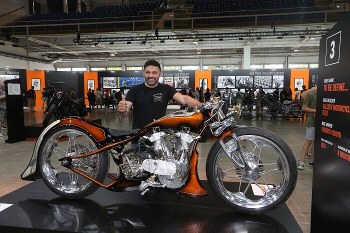 And the winner of the indoor Bike Show was Mirko Perugini of 