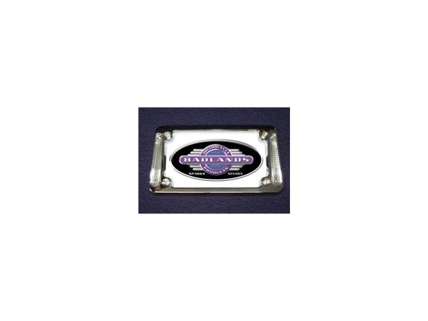 Plaques immatriculation et accessoires Ref. 51/688074 Cadre entourage  plaque immatriculation Moto Noir ou chrome