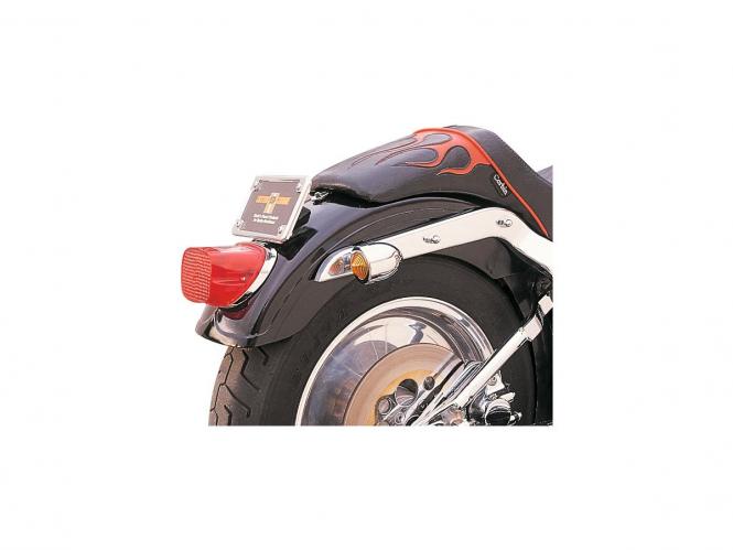 Custom Chrome Rear Fender With Reveal Without Light For 1986-1999 Softail Models (13254)