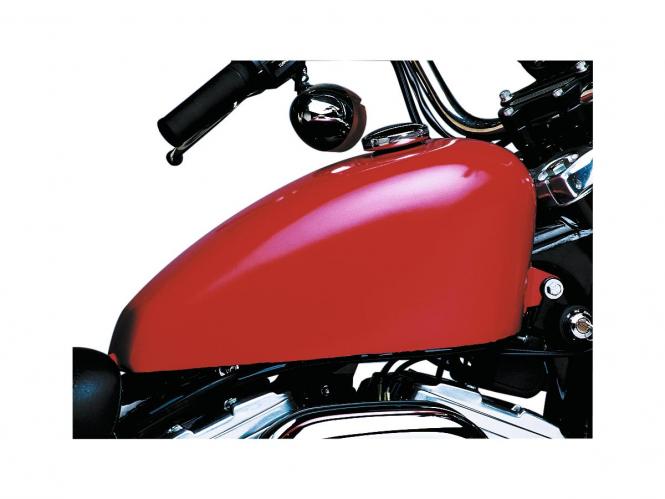 Custom Chrome Rubber Mounted King Tank for 82-94 XL Sportsters (25573)