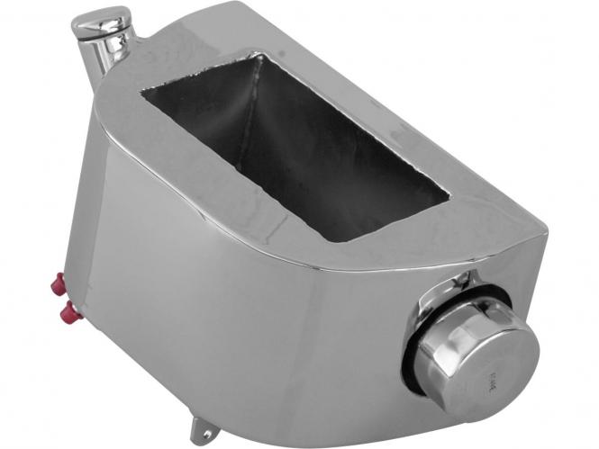 Santee Oil Tank For FL/FX and 4-speed Swingarm Frames, Chrome Side Fill With Spin On Filter (650219)