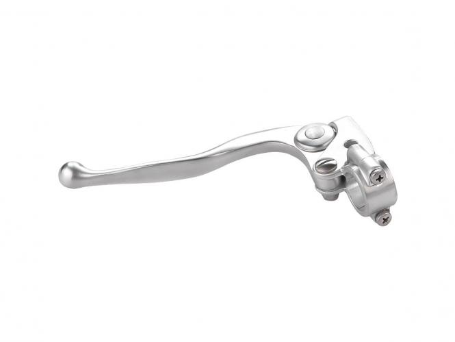 Kustom Tech Classic Line Clutch Lever Assembly In Satin Finish (20-651)