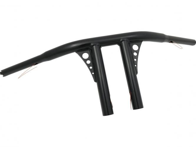 Santee 8 Inch Straight-up T-Bar in Black Finish For 1982-2020 All Models (693651)