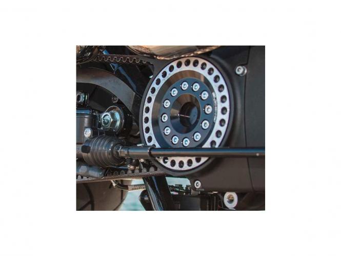 Ricks Motorcycles Matching Pulley Cover for Ricks 17mm Off-Set Pulley for 2009-2020 Sportster Models (35-4038210-0)