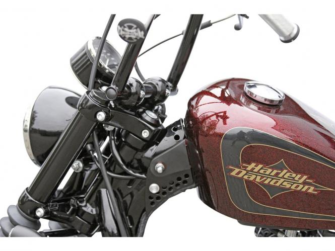 Thunderbike Tank Pin-Up Kit Powdercoated Black For Harley Davidson XL1200X 10-17, XL1200V 12-16 (892210)