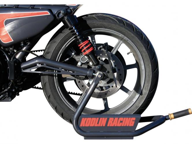 Kodlin Sportster Racing Swing Arm in Black Powdercoated Finish For 2004-2020 Sportster Models Tires Up To 200mm (894343)