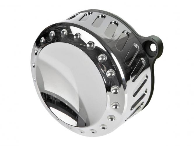 Thunderbike Powerfilter-Kit Drilled in Polished Finish For 2017-2023 Touring, 2018-2023 Softail Models (96-74-130)