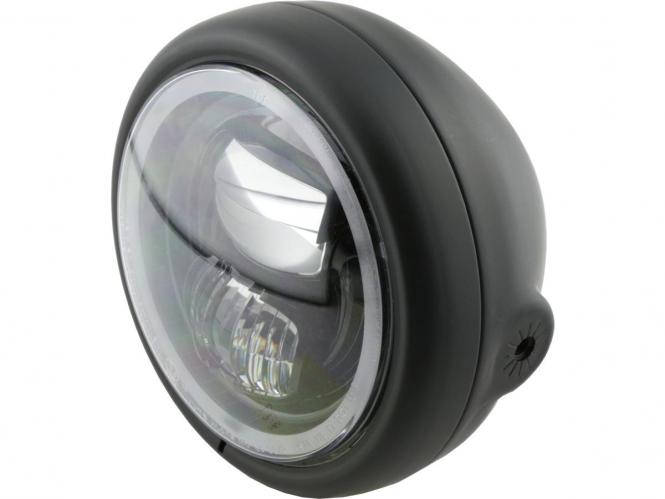 Highsider Pecos Type 7 Headlamp, 5 3/4 Inch, LED, Side Mount in Black Finish (910874)