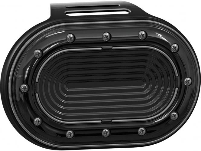 Thunderbike Oval Grand Classic Airbox Cover In Black For HD M8 114 Models Or Thunderbike Oval Kits (96-74-060)