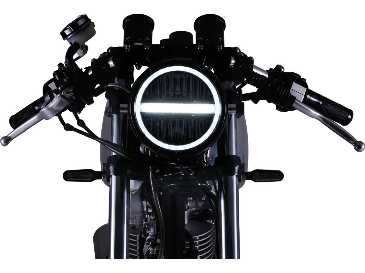Universal Motorrad Scheinwerfer Verkleidung Retro Front Licht